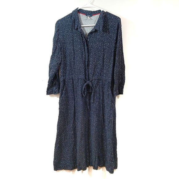 Joules Star And Polka Dot Print Midi Dress - Picture 3 of 12